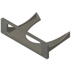 D-mtacx Rackmount Holder For Mikrotik Devices Hap Ac2/hap, Gray