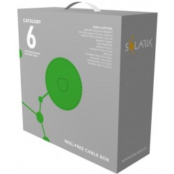 Solarix Instalační Kabel Cat6 Utp Pvc  Eca 100m/box 