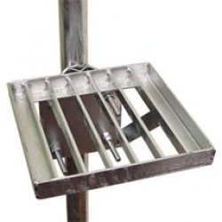 Step For Pole, 40x30cm + Stirrup With 120mm Diameter