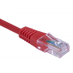 Masterlan Patch Cable Utp, Cat5e, 0,25m, Red