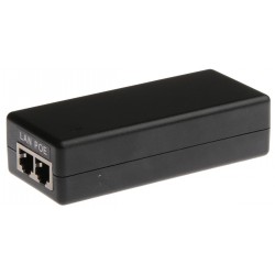 Mikrotik Pasive Gigabit Poe Adapter, 48v 0.5a, Grounded With Ac Cord