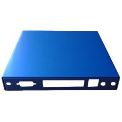 Installation Box Case1d4blue, 4 Lan, 2x Sma, Usb, Blue