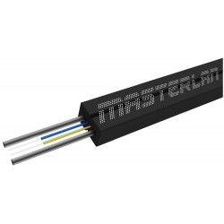Masterlan Mdic Fiber Optic Cable - 2f 9/125, Sm, Lszh, Black, G657a1, 1000m, Outdoor
