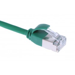 Masterlan Comfort Patch Cable U/ftp, Extra Slim, Cat6a, 1m, Green, Lszh