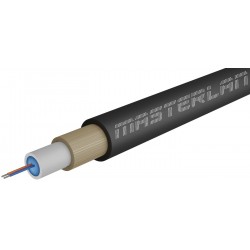 Masterlan Air1 Fiber Optic Cable - 2vl 9/125, Air-blowen, Sm, Hdpe, Black, G657a1, 2000m