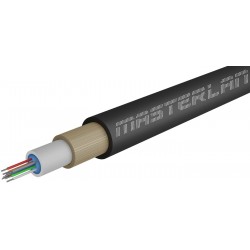 Masterlan Air1 Fiber Optic Cable - 8vl 9/125, Air-blowen, Sm, Hdpe, Black, G657a1, 2000m